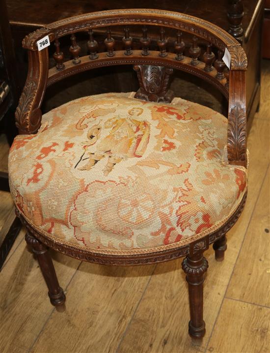 A Henry VI tub chair